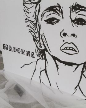 Obraz Karola radziszewskiego. Portret Madonny.