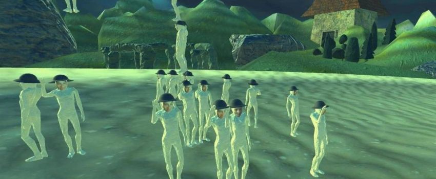 Fragment kadru z projektu VR autorstwa Dream Adoption Society.