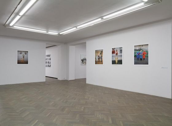 Obrazy w przestrzeni Galerii Arsenał, białe ściany