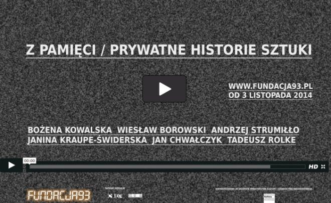 Prezentacja projektu Z Pamięci / Prywatne Historie Sztuki