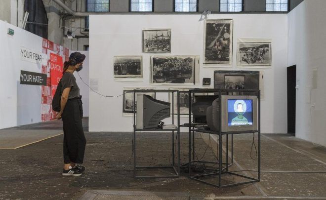 Oprowadzanie w&nbsp;języku białoruskim po&nbsp;wystawie „Strach”