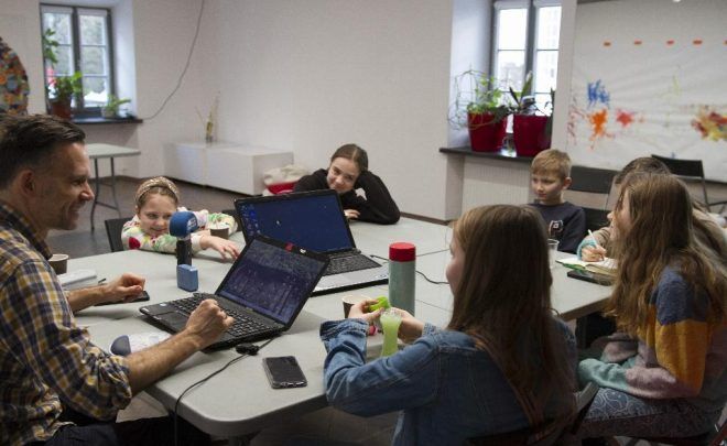 Warsztaty dziennikarskie dla dzieci i&nbsp;młodzieży z&nbsp;Andrzejem Bajguzem