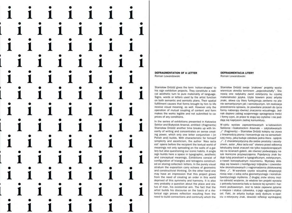 Stanisław Dróżdż. i&nbsp;(fragmenty)